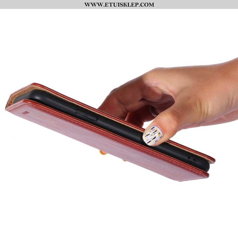 Etui Na Telefon do Xiaomi Redmi A1 Etui Folio Przeszycia Ze Sztucznej Skóry